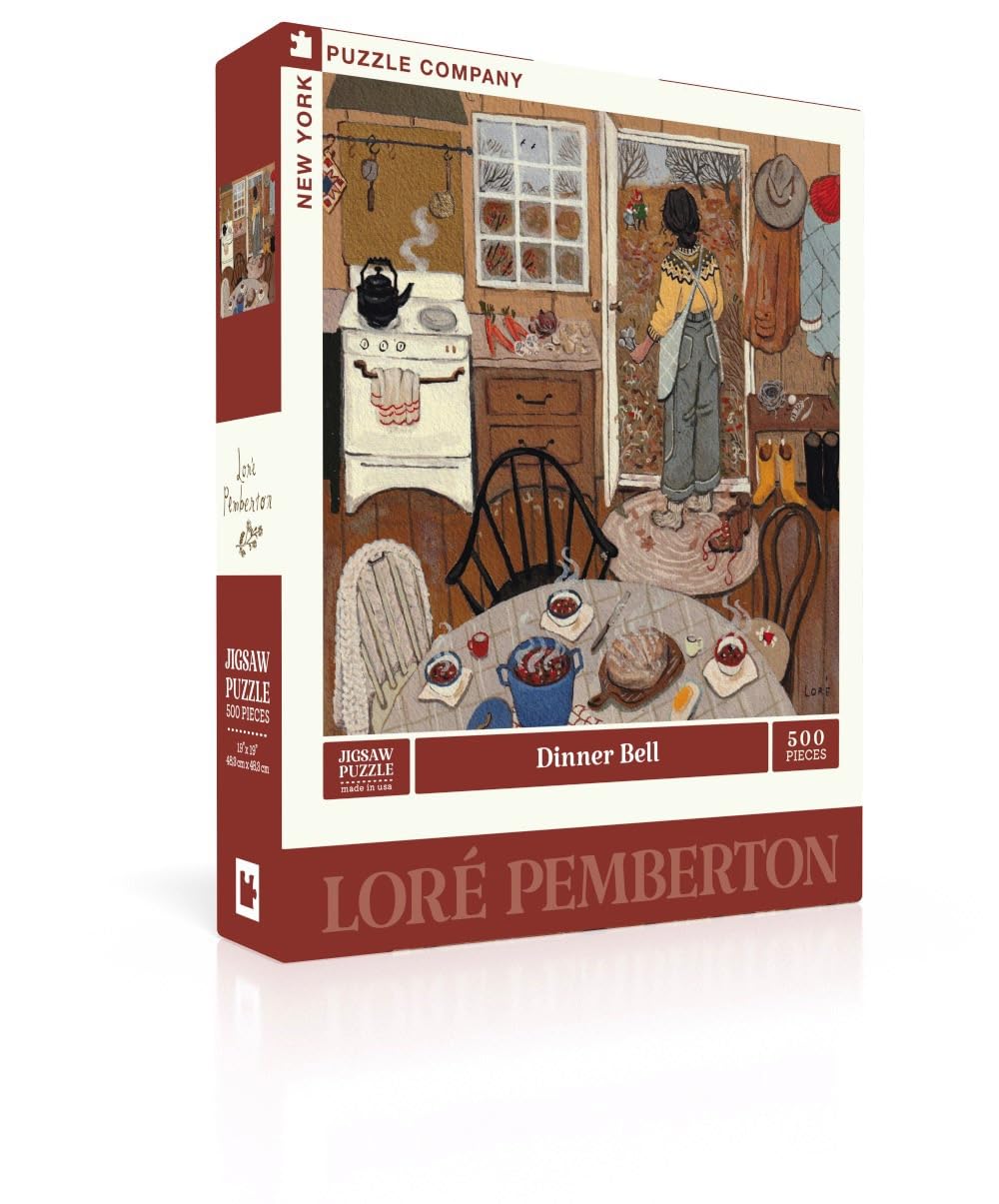 New York Puzzle Company - Loré Pemberton Dinner Bell 500 Piece Jigsaw Puzzle for Adults