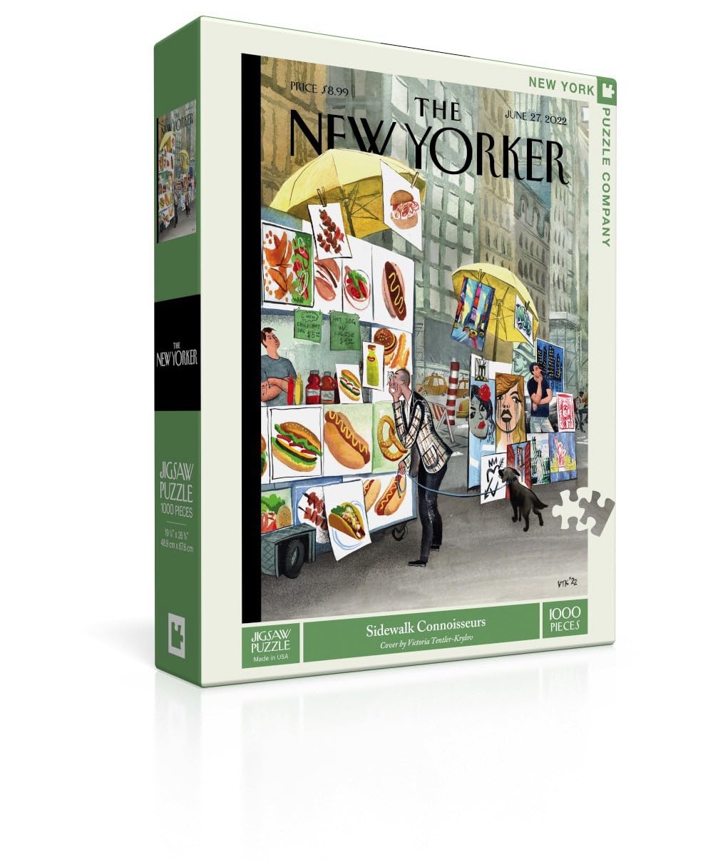 New York Puzzle Company – New Yorker Sidewalk Connoisseurs 1000-Piece Jigsaw Puzzle
