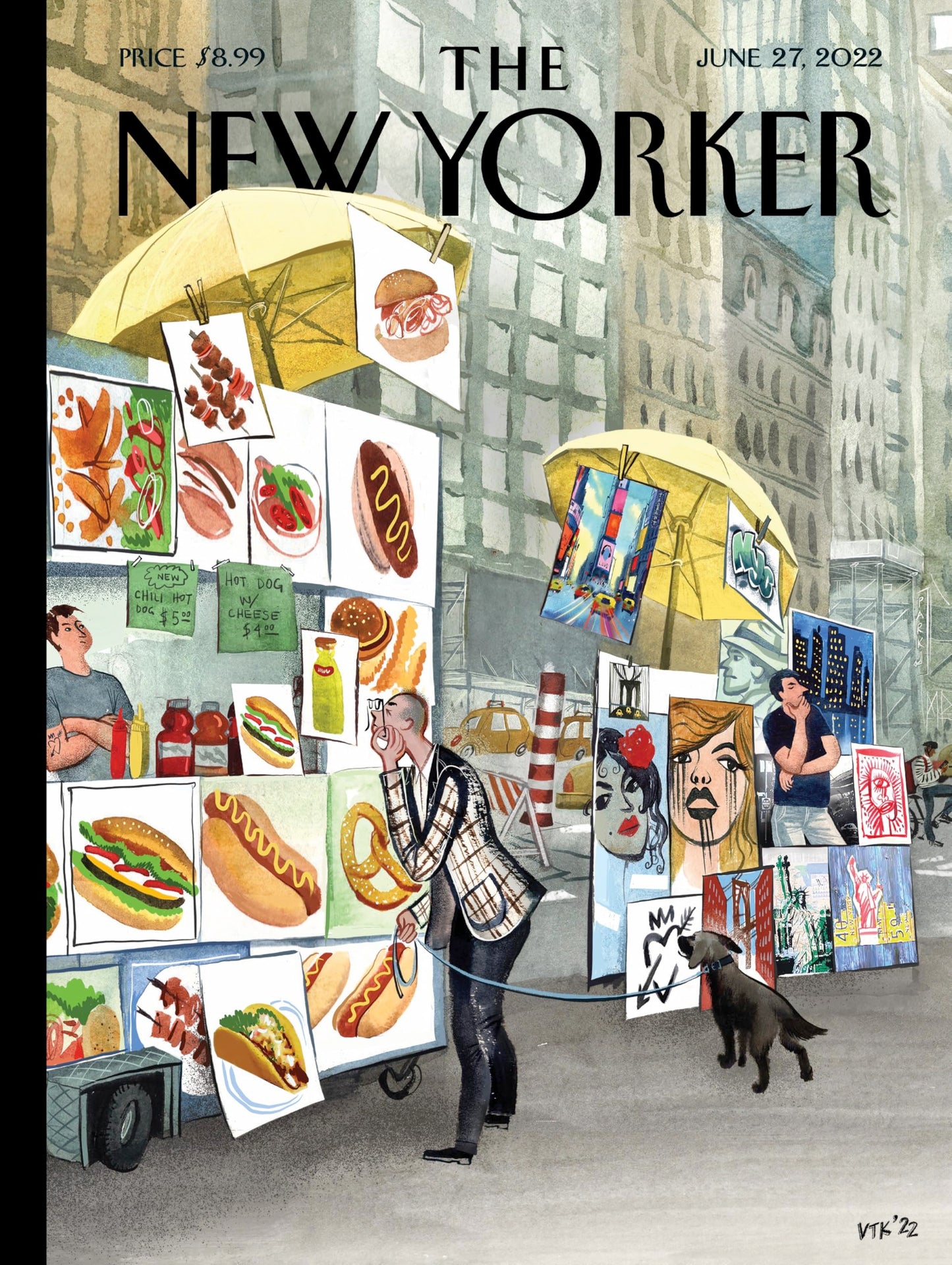 New York Puzzle Company – New Yorker Sidewalk Connoisseurs 1000-Piece Jigsaw Puzzle