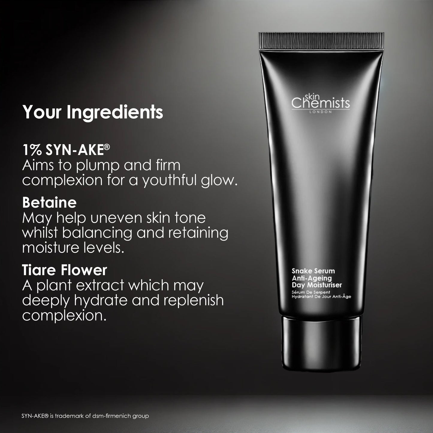 skinChemists Snake Serum Anti-Ageing Day Moisturiser 50ml