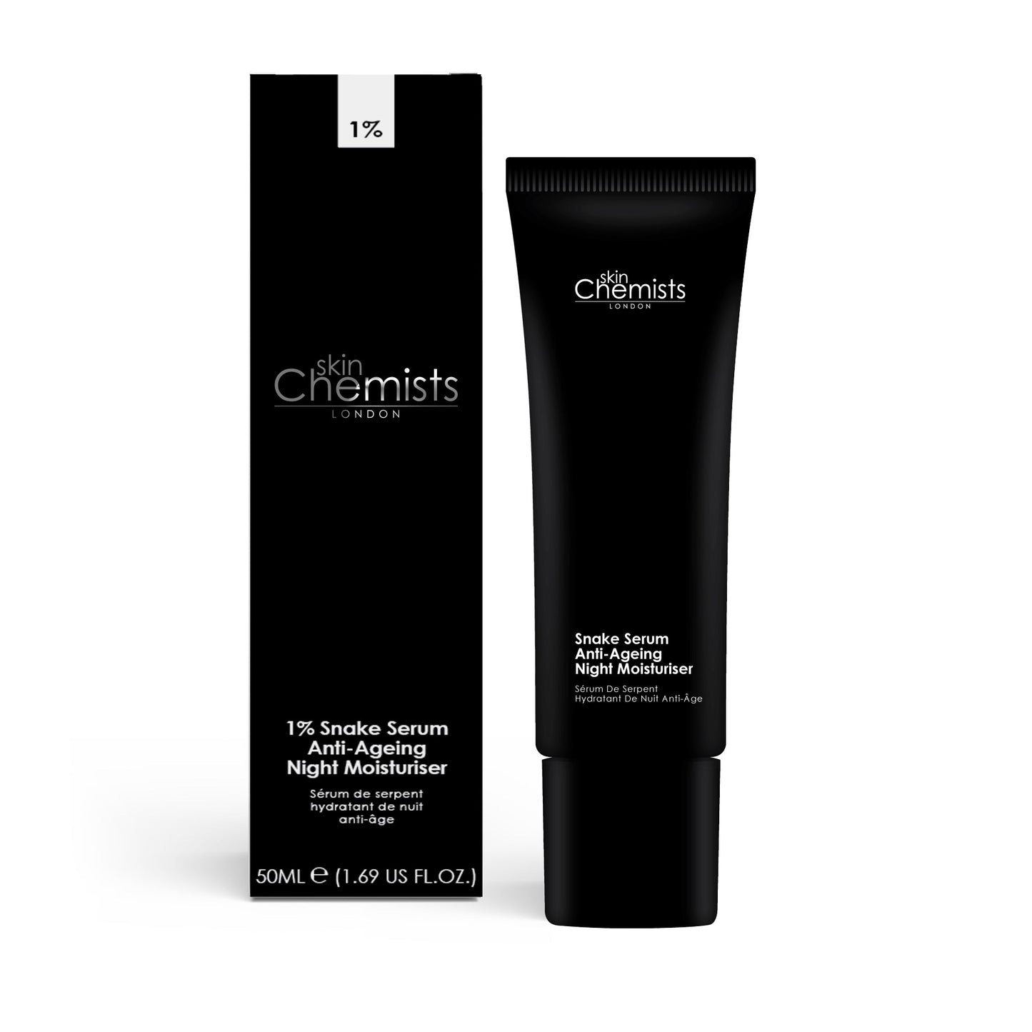 skinChemists Snake Serum Anti-Ageing Night Moisturiser 50ml