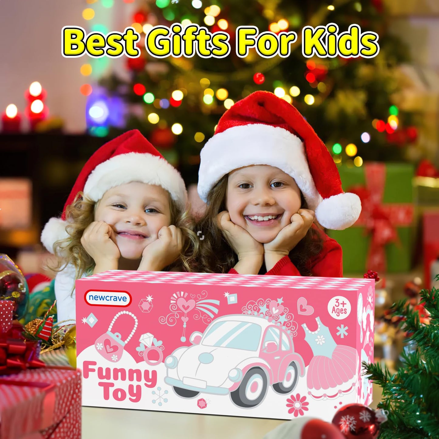 Newcrave 7-in-1 Princess Carrier Truck Toys for Toddlers (Age 1-3) — Light, Music & Imaginative Play