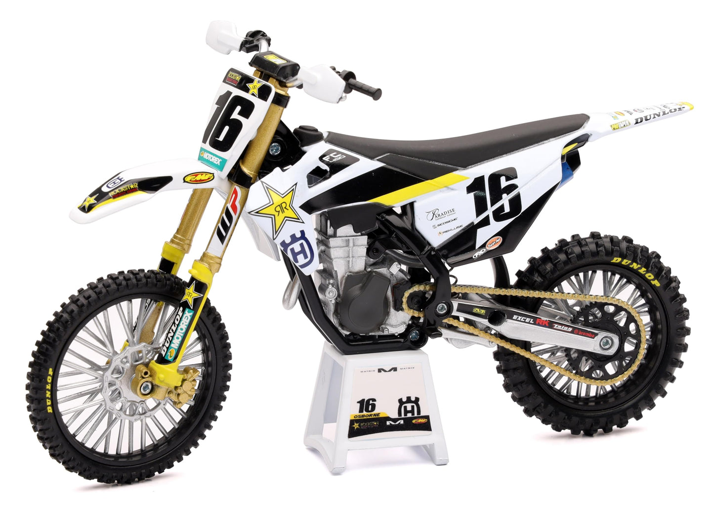 NewRay FC450-16 Zach Osborne 1/12 Diecast Motorcycle Model – Blue (Licensed Rockstar Energy)