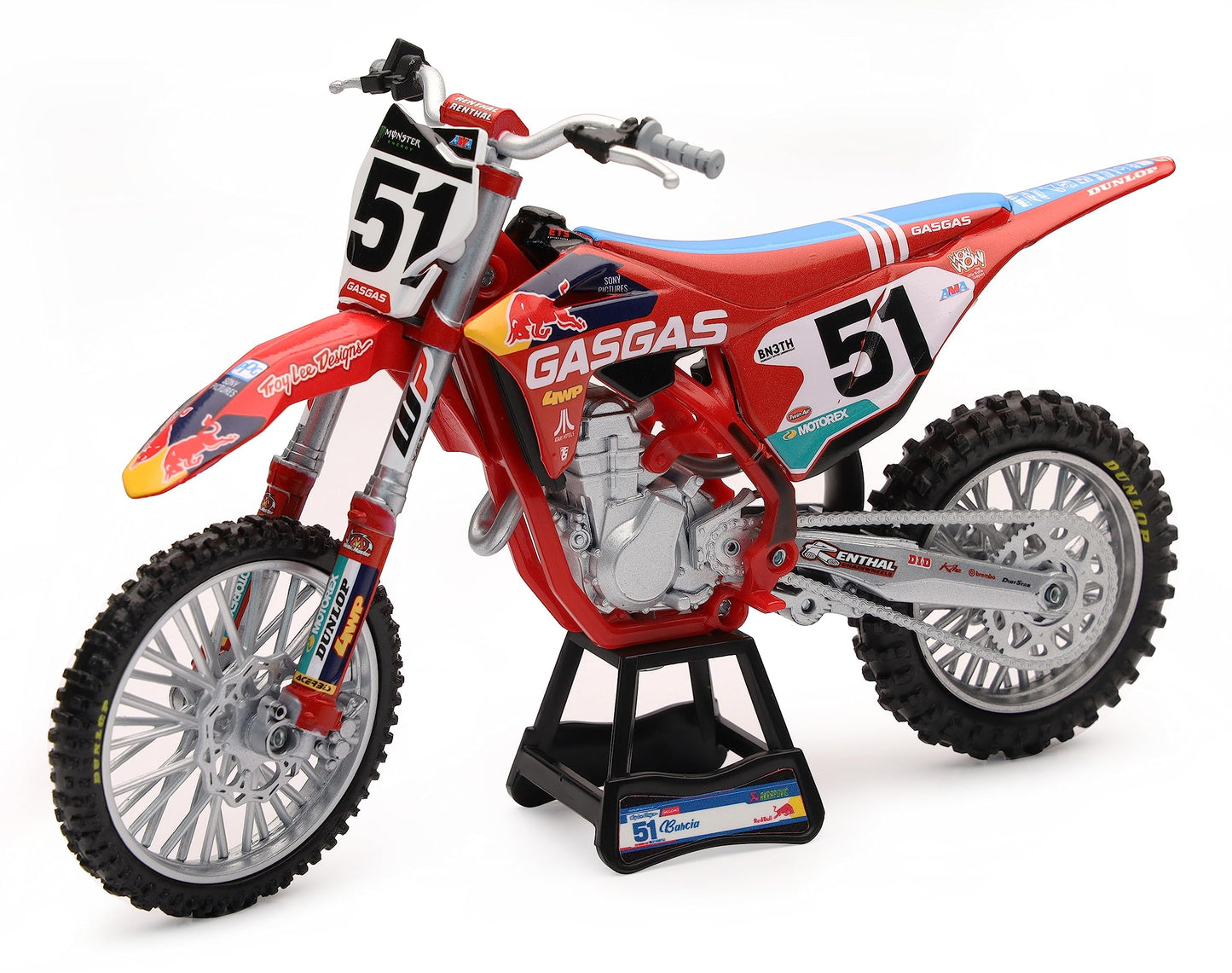 NewRay GasGas MC450F Red Bull 1:12 Diecast Model – Justin Barcia #51