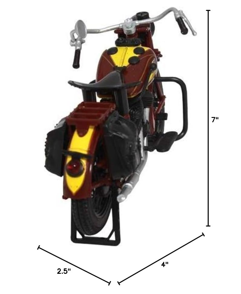 NewRay Indian Sport Scout 1934 – 1:12 Diecast Model (Brown & Tan)