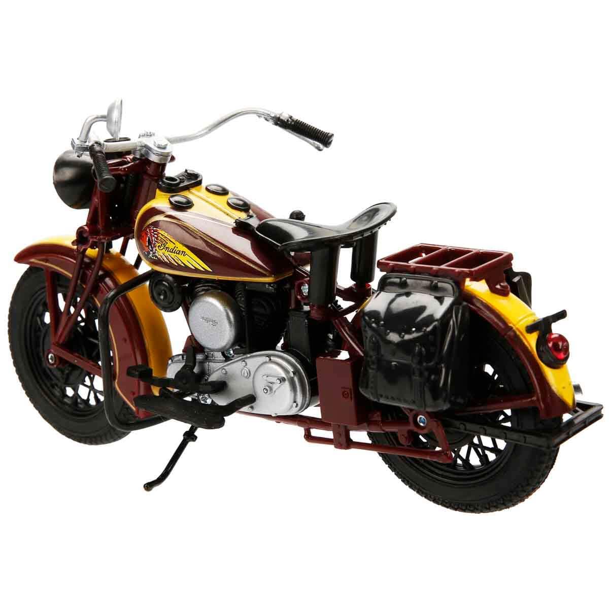 NewRay Indian Sport Scout 1934 – 1:12 Diecast Model (Brown & Tan)