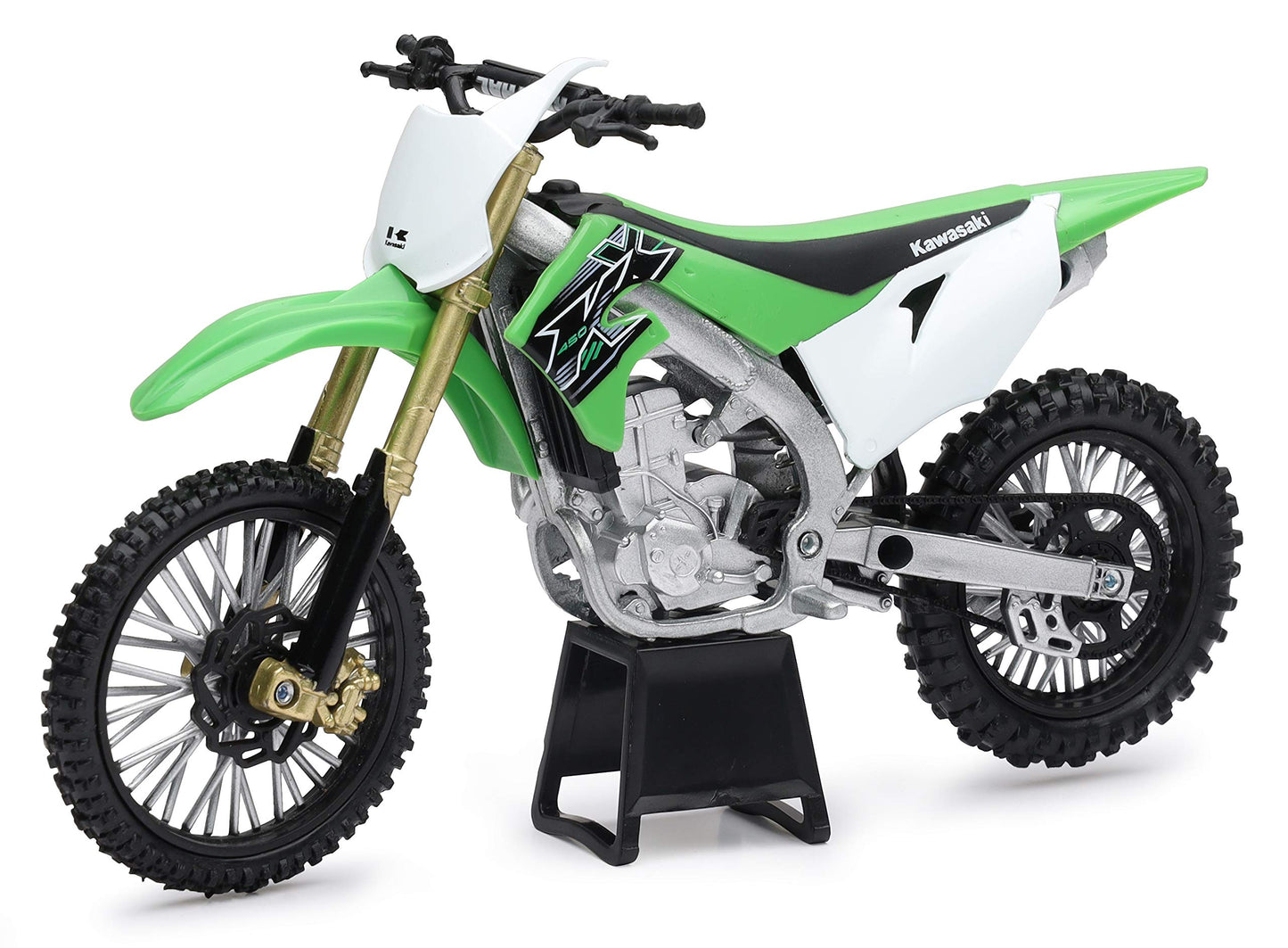 NewRay Kawasaki KX 450F 1/12 Diecast Motorcycle – Green Collectible Model