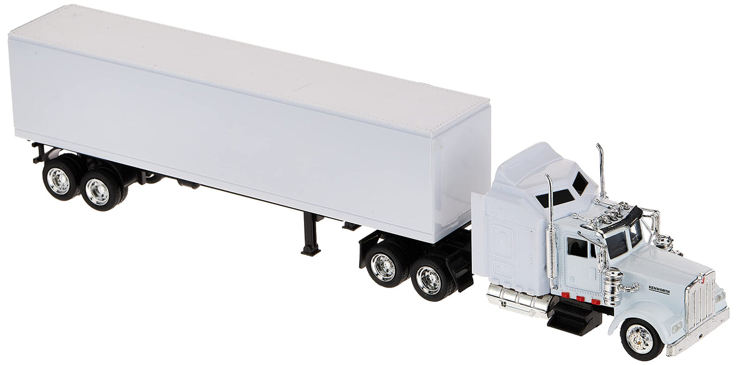 NewRay Kenworth W900 1:43 Scale Model – White, Unmarked, 15843