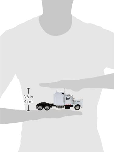 NewRay Kenworth W900 1:43 Scale Model – White, Unmarked, 15843