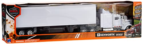 NewRay Kenworth W900 1:43 Scale Model – White, Unmarked, 15843