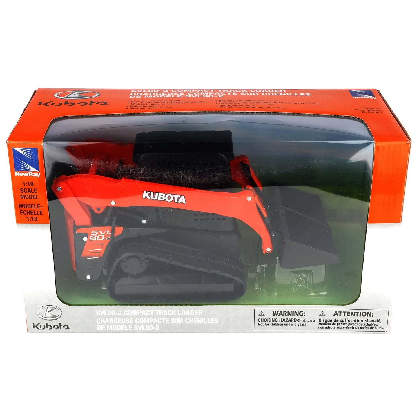 NewRay Kubota SVL90 Mini Loader 1:18 Scale – Multi-Coloured Replica