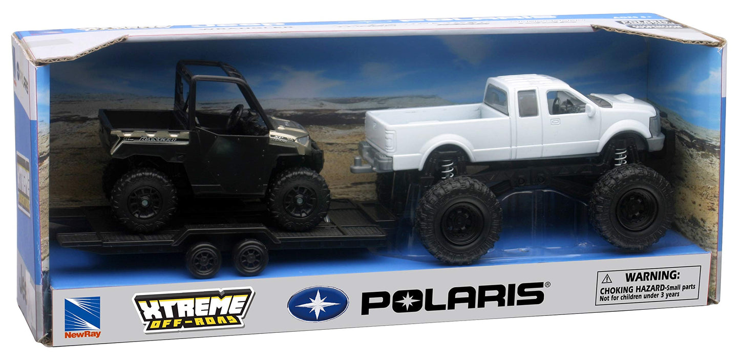 NewRay Toys 4x4 Pickup Truck & Polaris Ranger – Color Variants, Ken Roczen & KTM Bike