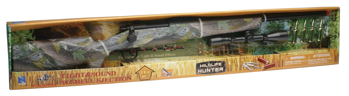 NewRay Real Camo Single Barrel with Scope, Green – Winchester Licensed Toy Rifle
