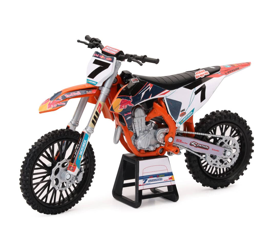 NewRay 1:12 KTM 450 SX-F Die-Cast Replica with Red Bull KTM 7 Aaron Plessinger