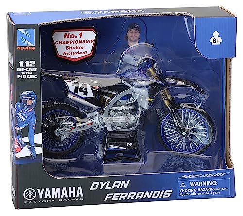 NewRay Yamaha YZ450F Championship Edition 1/12 Diecast – Dylan Ferrandis #14