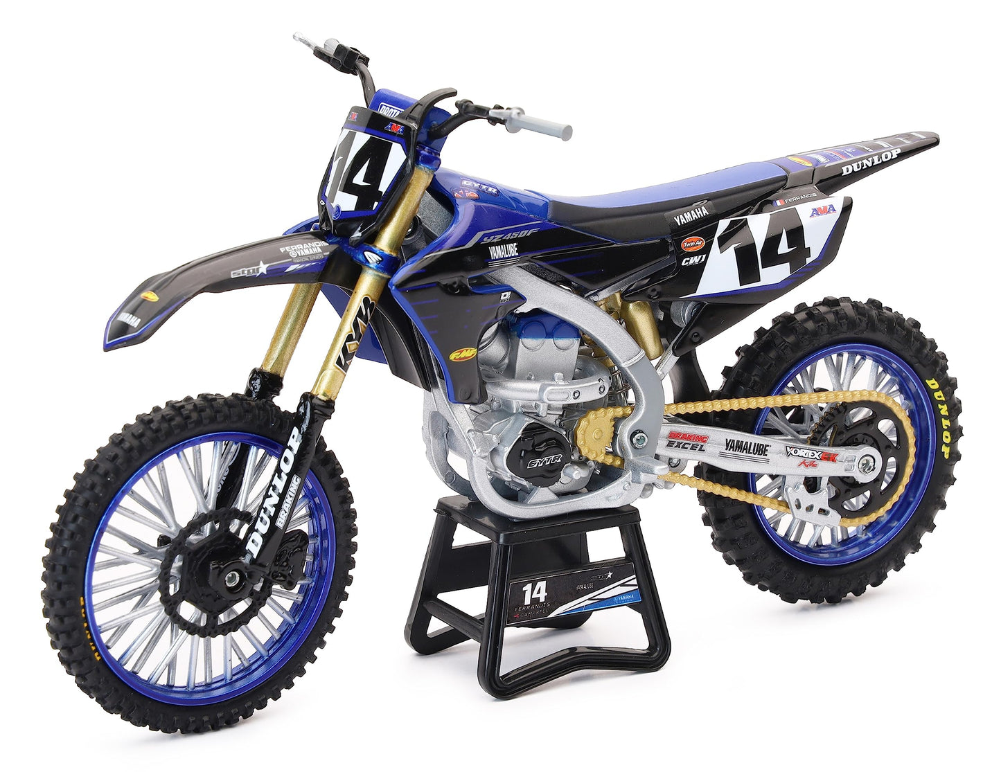 NewRay Yamaha YZ450F Championship Edition 1/12 Diecast – Dylan Ferrandis #14