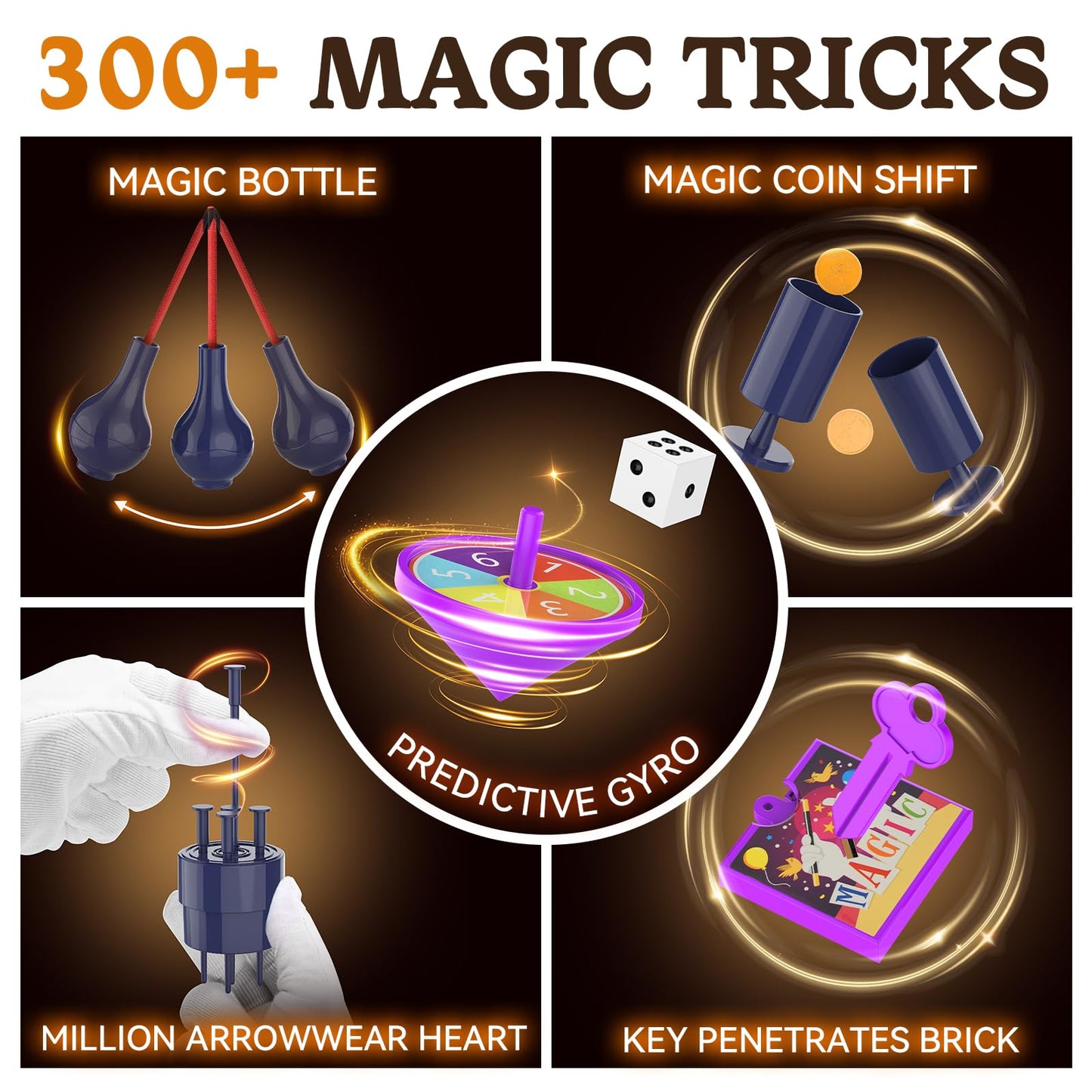 Nicella Magic Kit: 300+ Tricks for Kids 6-12 with Video Instructions