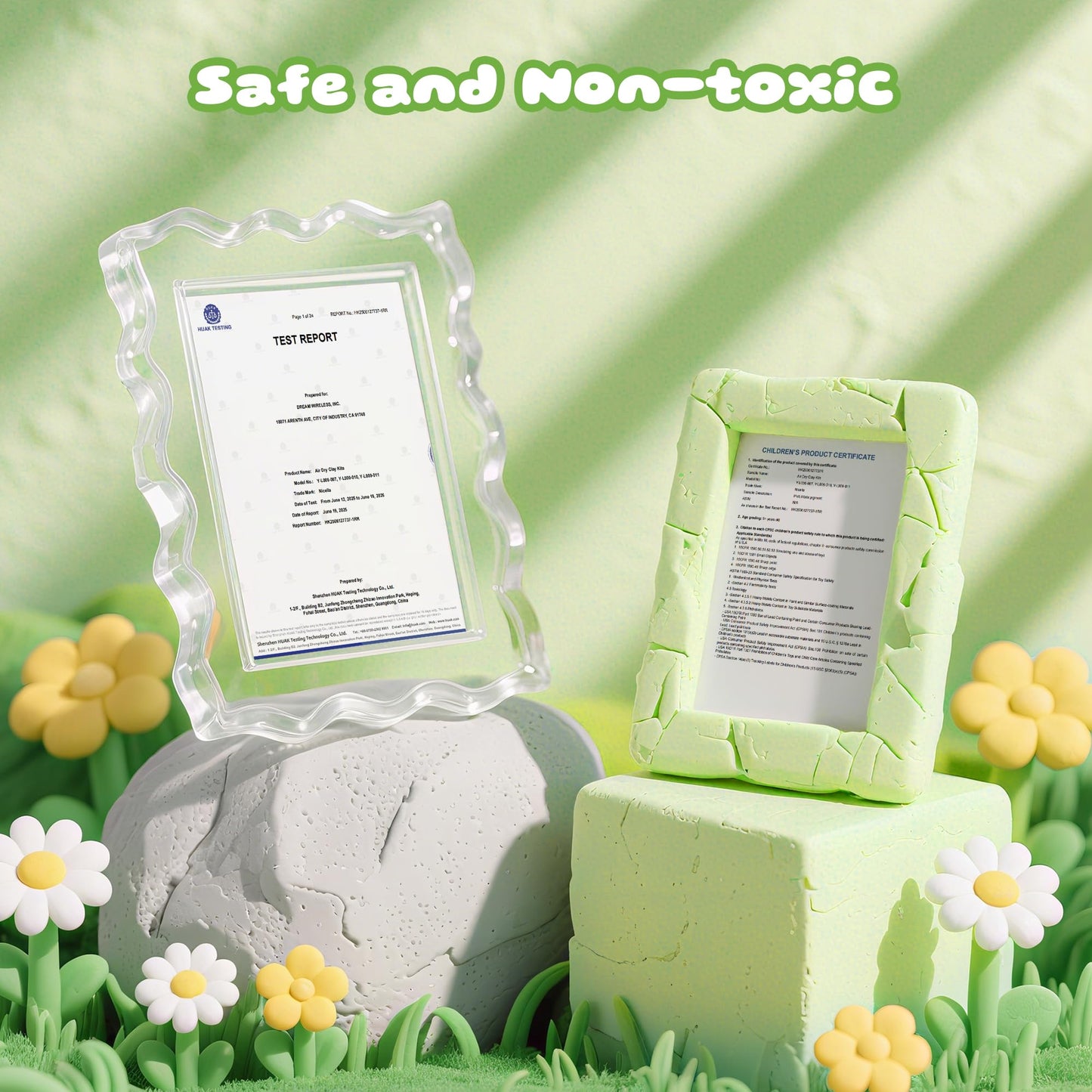 Nicella Air Dry Clay Kit — 12 Animals, Tutorials, Safe & Non-Toxic