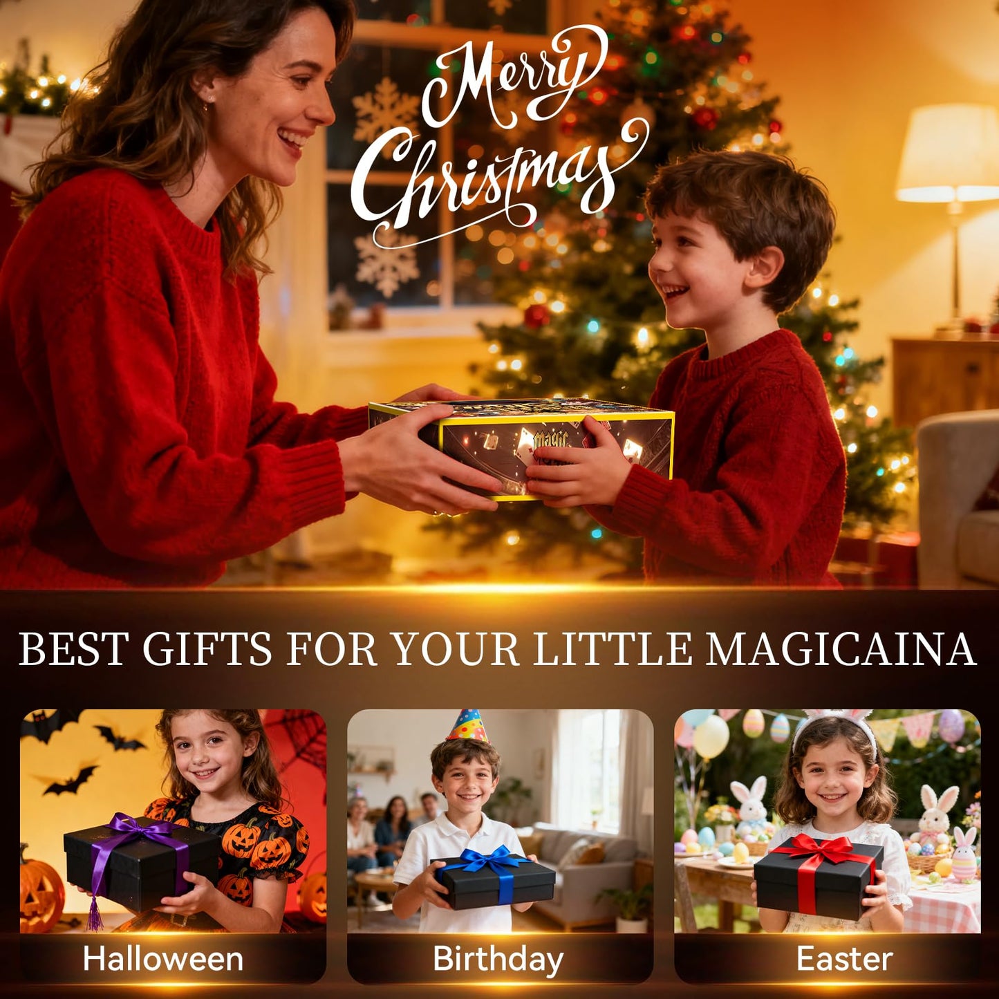 Nicella Magic Kit: 300+ Tricks for Kids 6-12 with Video Instructions