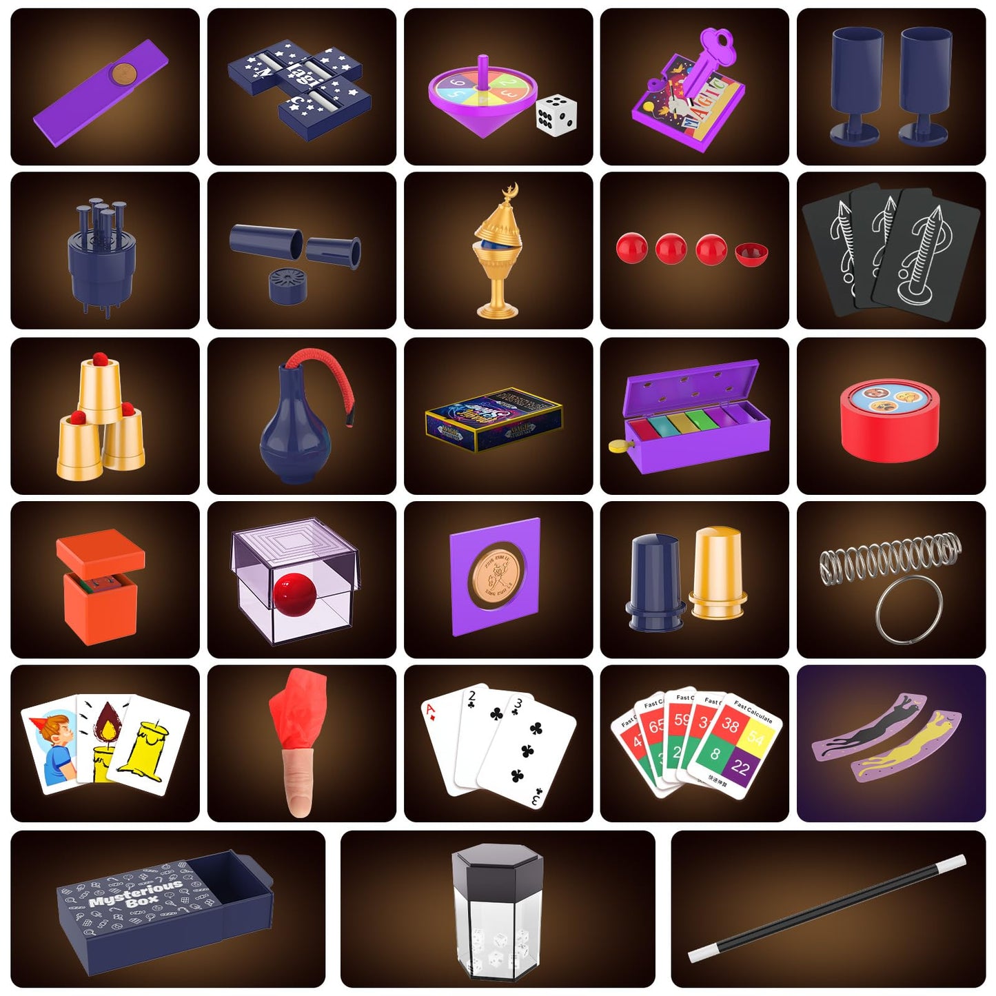 Nicella Magic Kit: 300+ Tricks for Kids 6-12 with Video Instructions