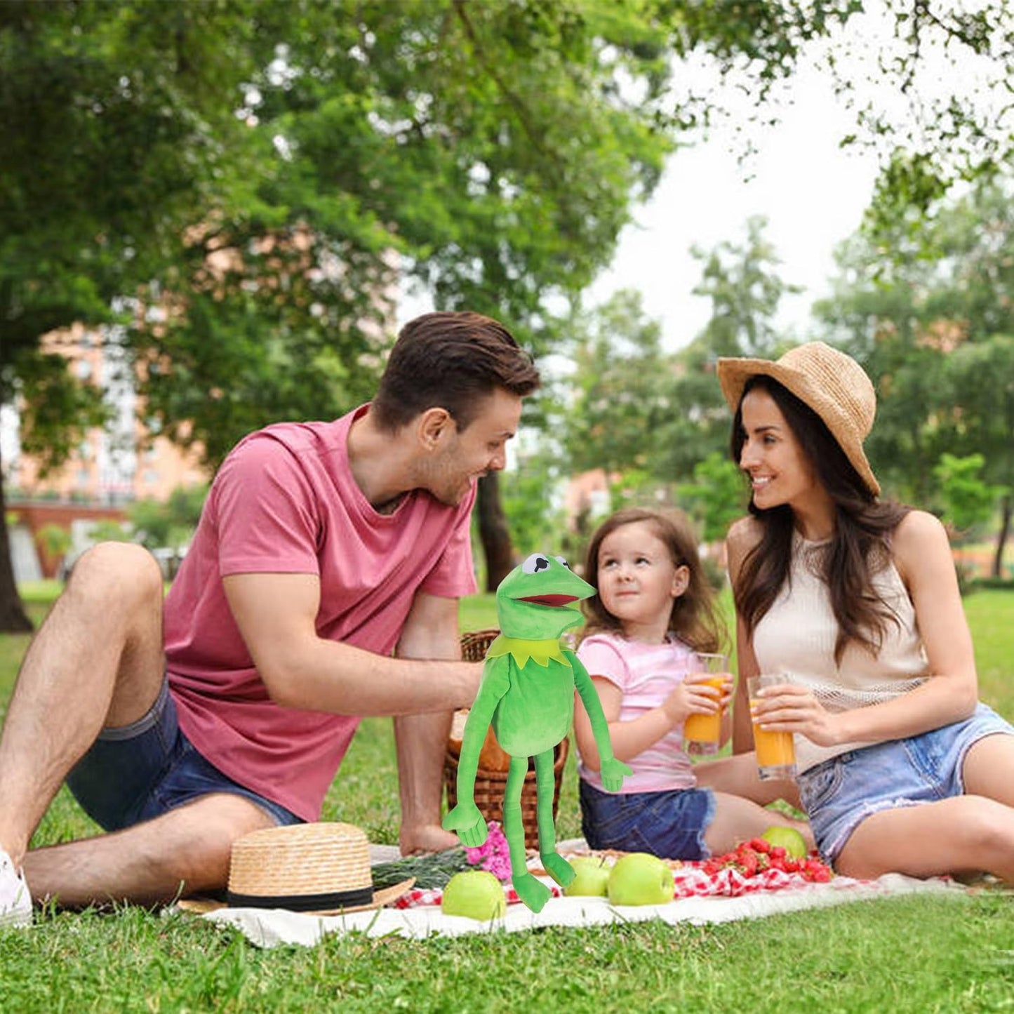 NICERINC Kermit Frog Puppet - The Muppets Show Hand Plush, 60cm