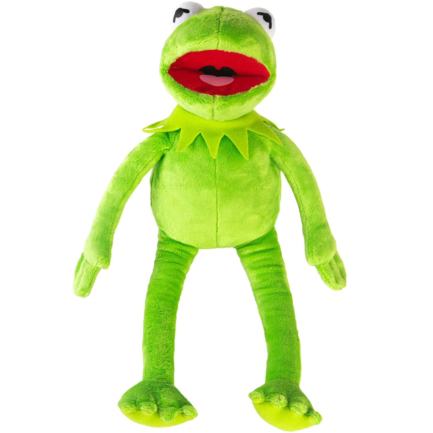 NICERINC Kermit The Frog Plush – 16-inch Movable-Mouth Frog Plush Doll for Kids