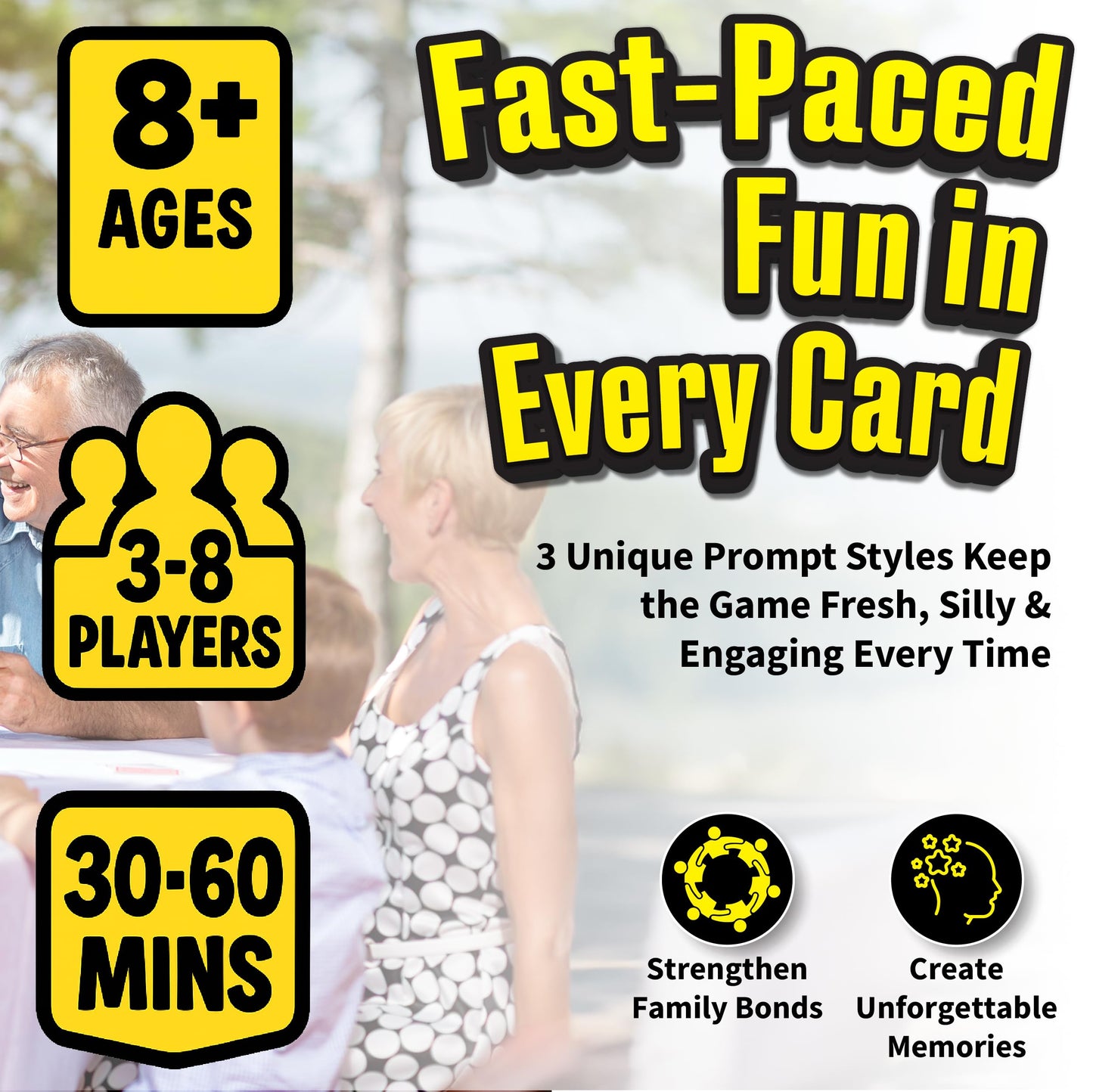 Family Guess Fest by Niche Nation Games — The Shout-Out Family Guessing Game for Kids & Adults (3-8 Players, 30 Mins)
