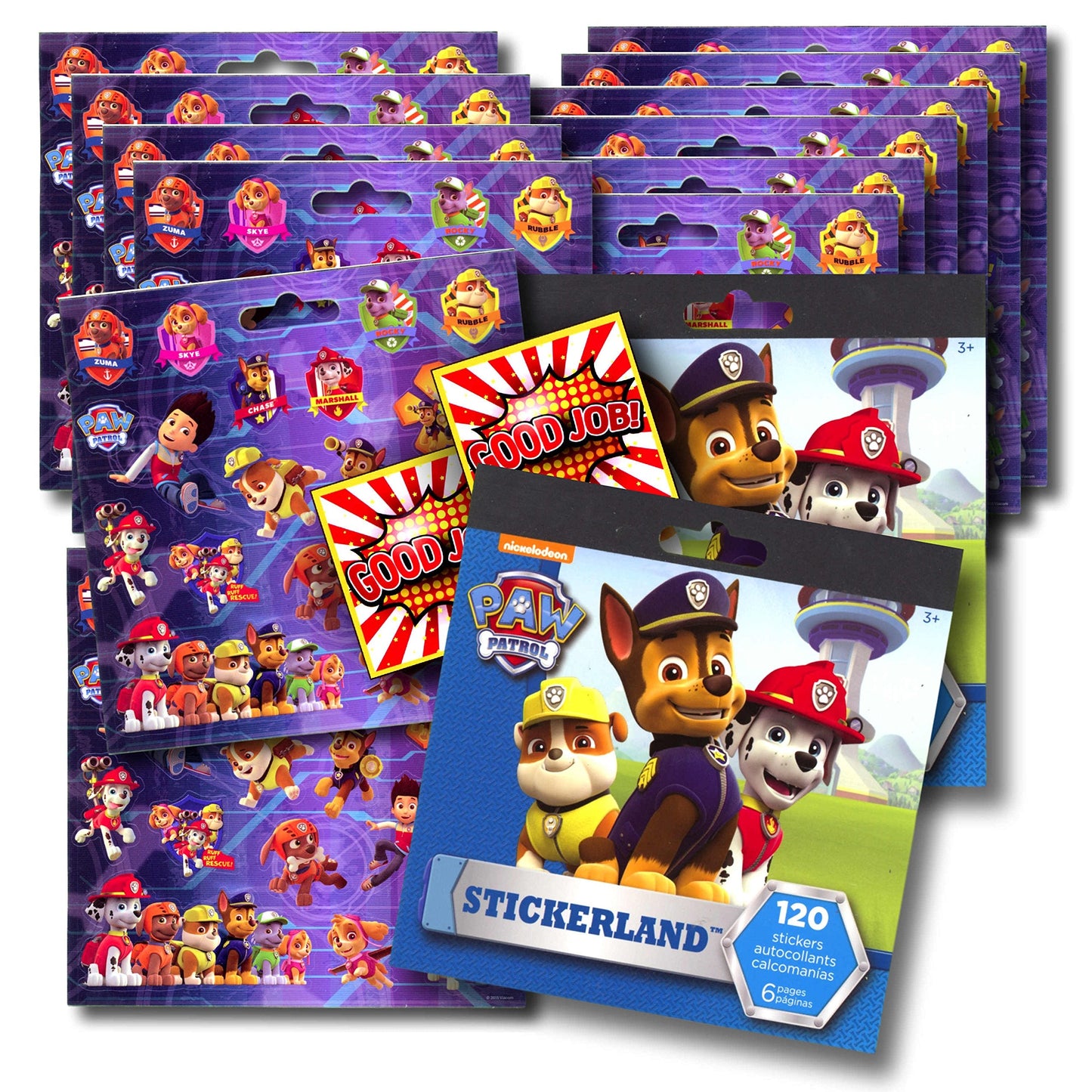 Nick Jr. Studios PAW Patrol Party Favors: 12 Sticker Sheets + 2 Specialty Stickers