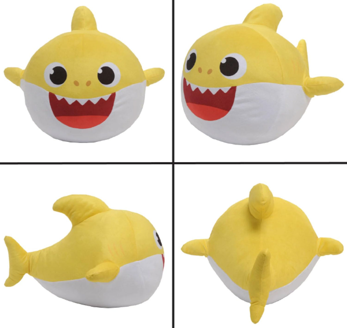 Nickelodeon Baby Shark Plush Cuddle Pillow Buddy - 15-Inch Yellow