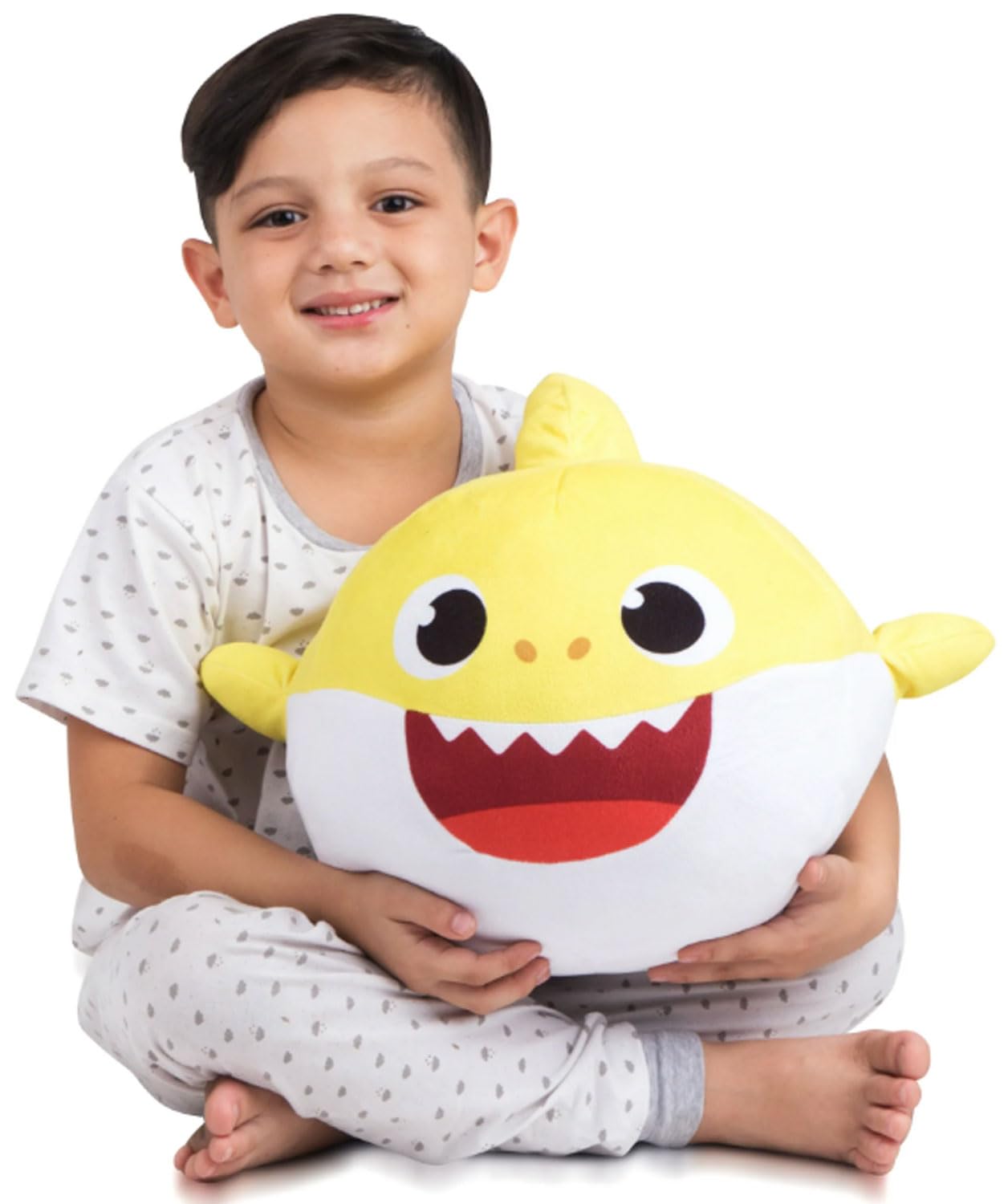 Nickelodeon Baby Shark Plush Cuddle Pillow Buddy - 15-Inch Yellow