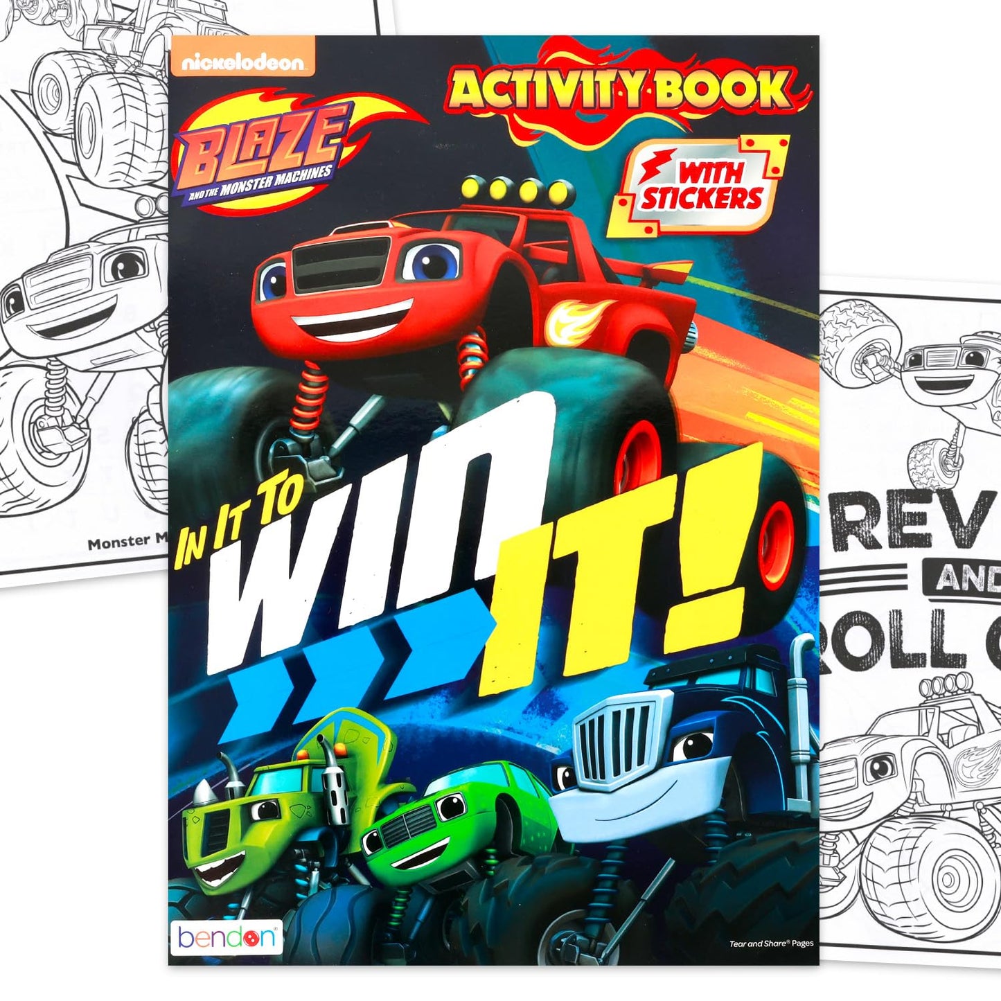 Nickelodeon Blaze and the Monster Machines Let's Blaze Jumbo Coloring & Activity Book (8x10.5)