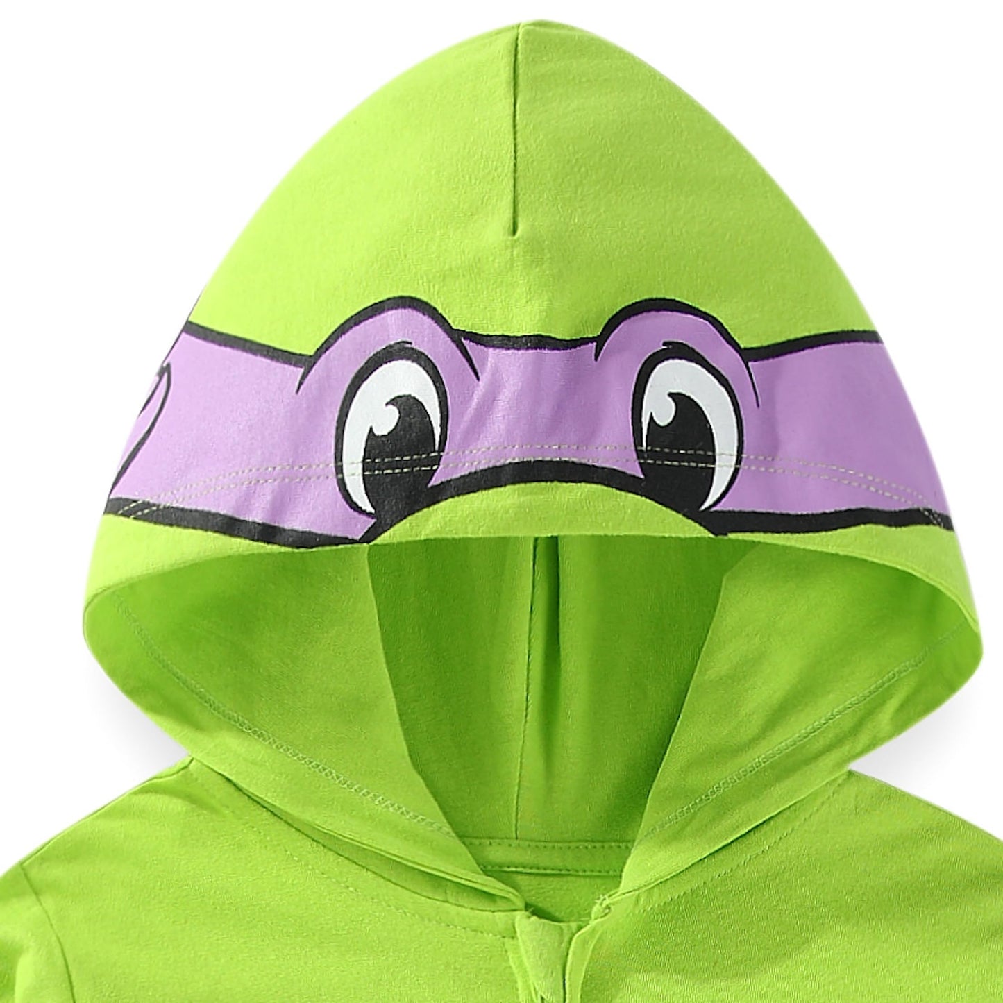 Nickelodeon TMNT Donatello Boys Hooded Coverall – Toddler & Big Kids Cosplay