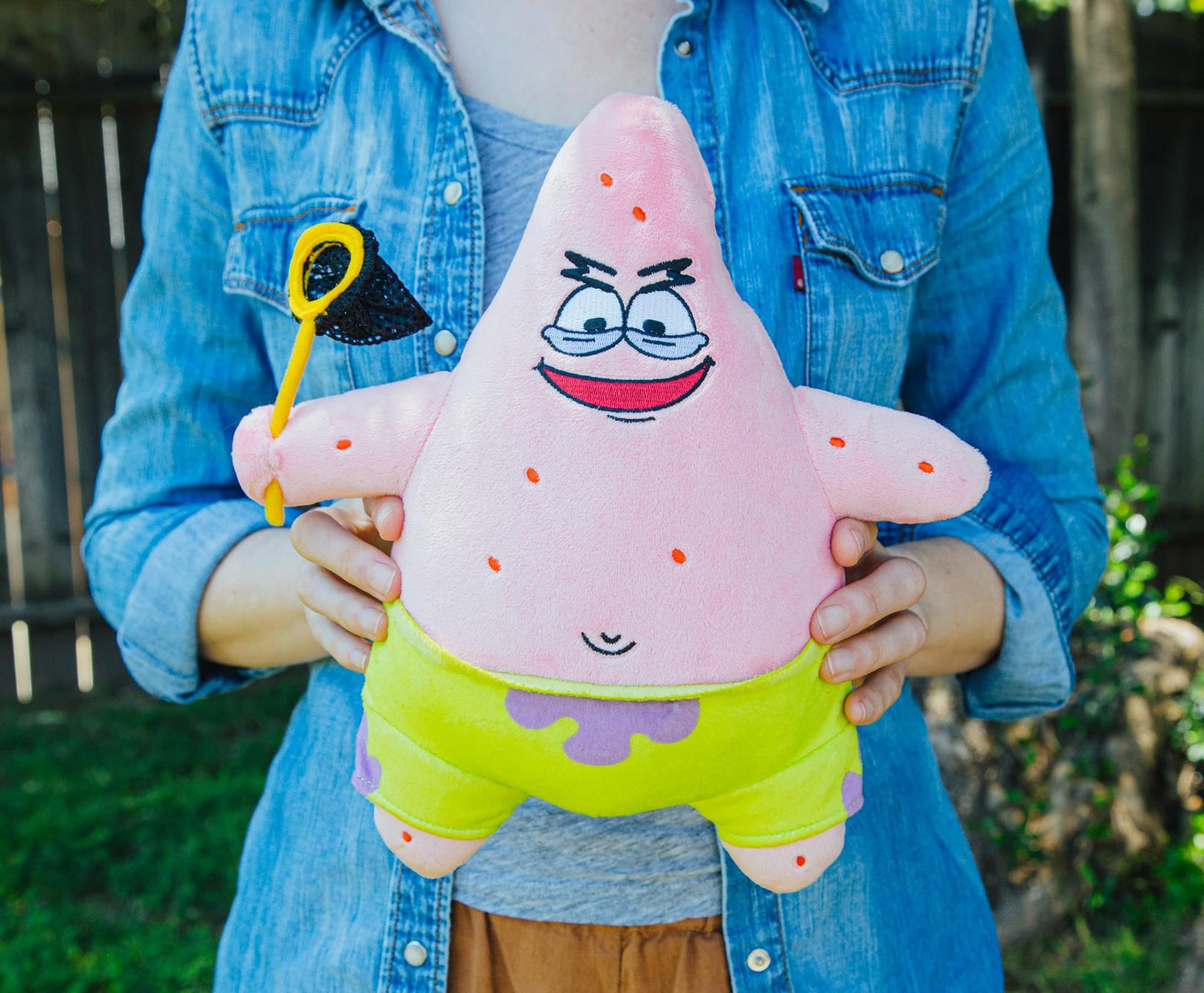 Nickelodeon Patrick Star Jellyfishing Plush – 10-Inch Collectible from SpongeBob