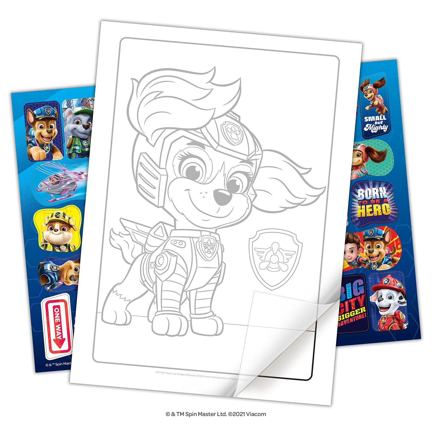 PAW Patrol Color & Trace Book – 48 Pages, 8 Tracing Sheets & Stickers (Nickelodeon Licensed) | Bendon 51122