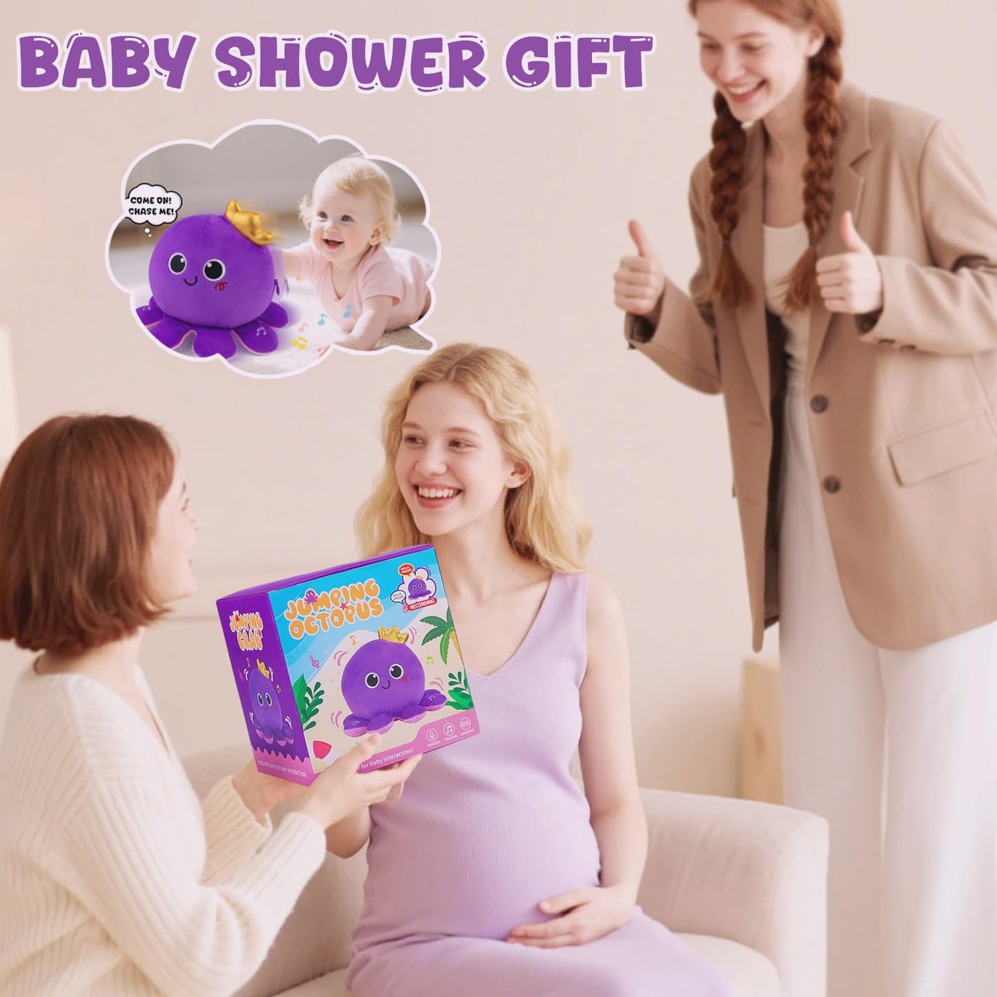 Nicknack Octopus Baby Crawling Toy – 97 Melodies & Language Learning