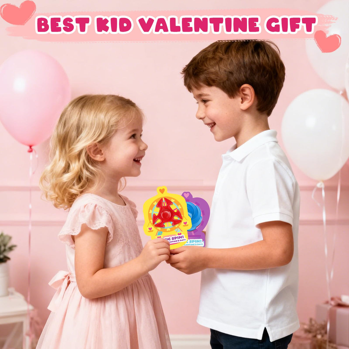 Nicknack 28pcs Fidget Spinner Valentine Gift Set for Kids