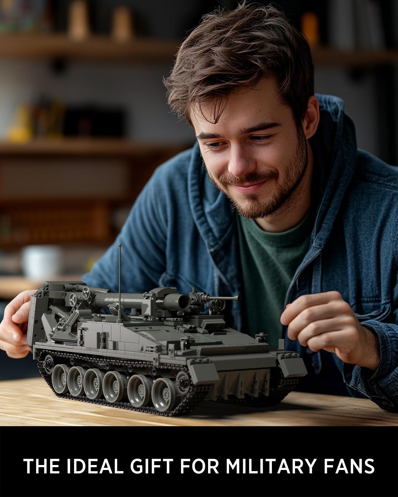 Nifeliz 2S4 Military Tank Building Model – Self-Propelled Mortar Kit (1,438 pcs)