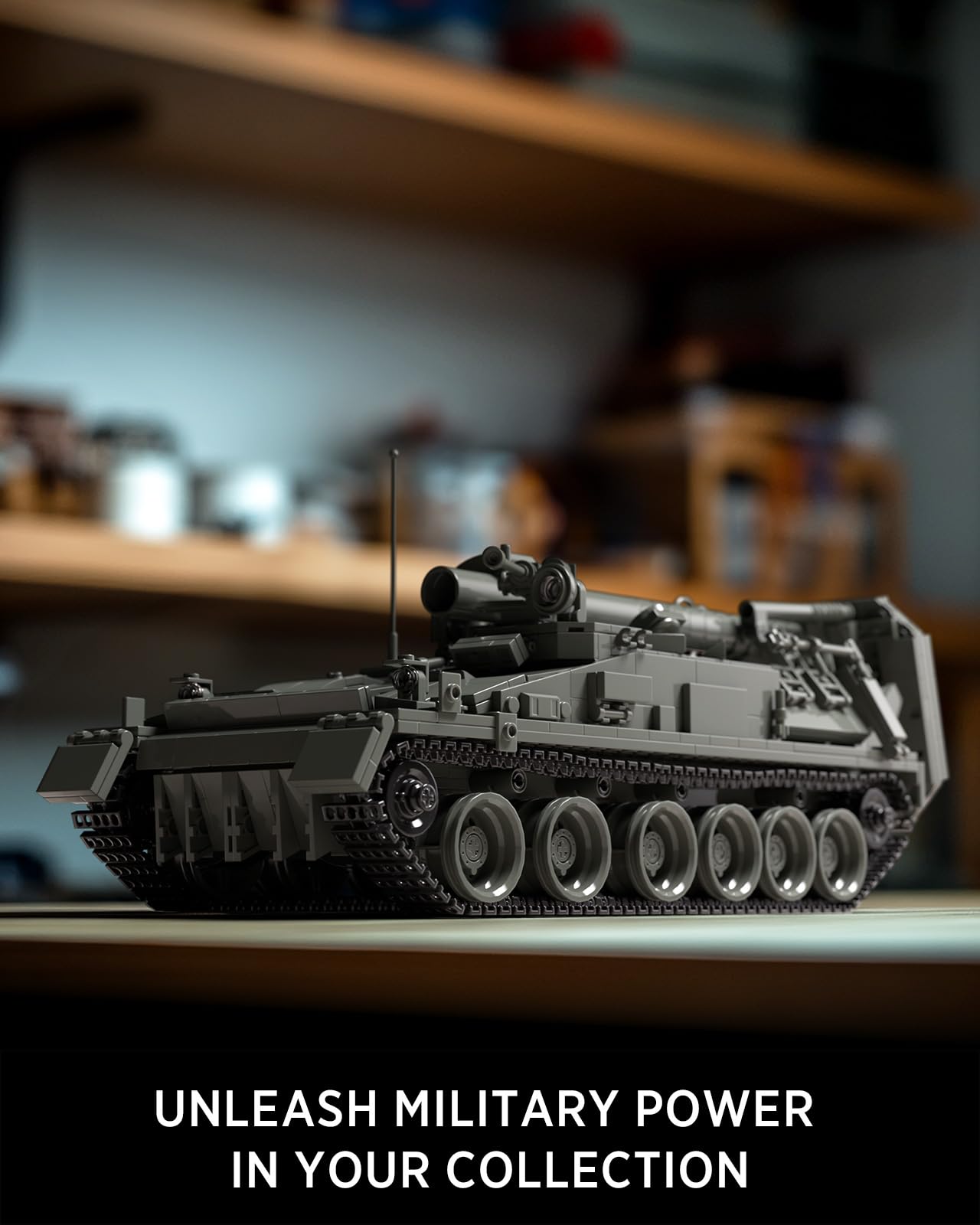 Nifeliz 2S4 Military Tank Building Model – Self-Propelled Mortar Kit (1,438 pcs)