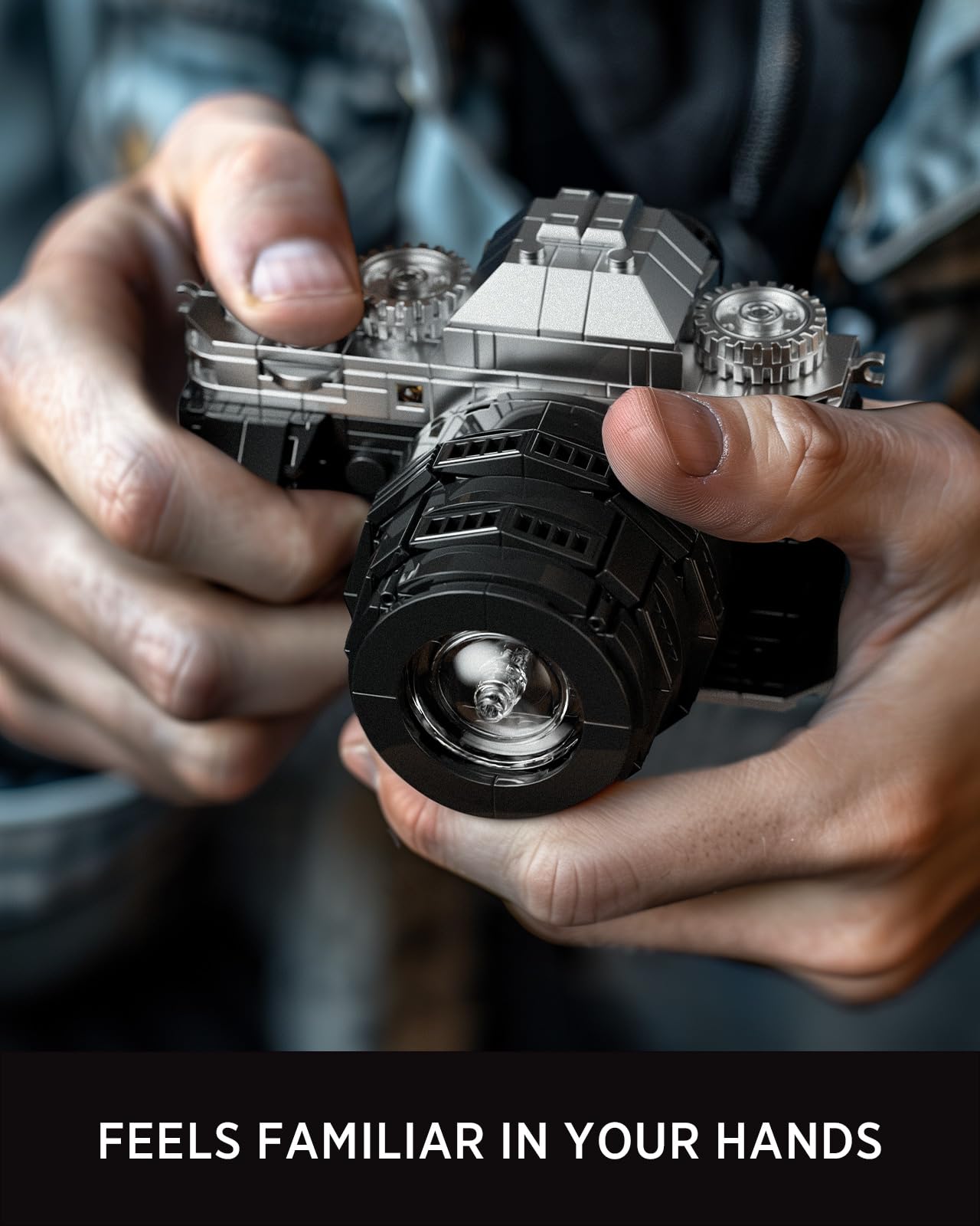 Nifeliz Cameras Building Set for Adults – 816 Pieces, 2 Collectible Camera Models (NF10277A)