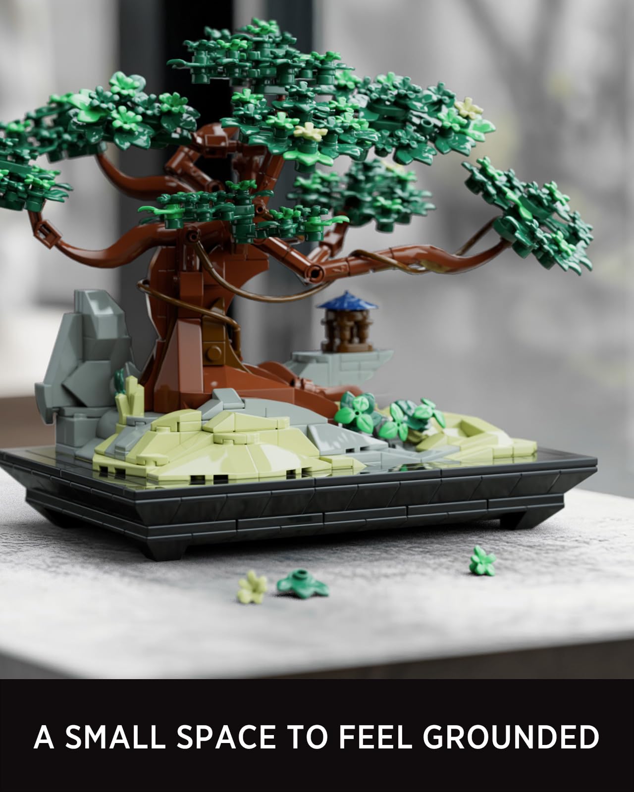 Nifeliz CHAN Bonsai Tree Building Set — 733 PCS, Desk and Home Decor NF10322