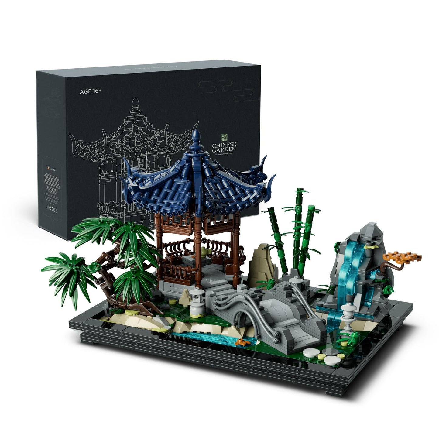 Nifeliz Chinese Garden Building Set NF10311 – 1877 Pcs for Mindful Home Decor