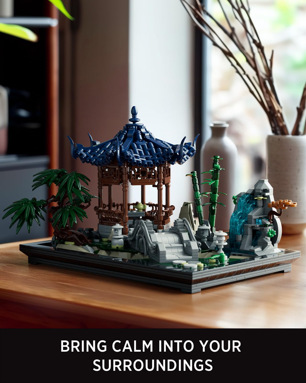 Nifeliz Chinese Garden Building Set NF10311 – 1877 Pcs for Mindful Home Decor