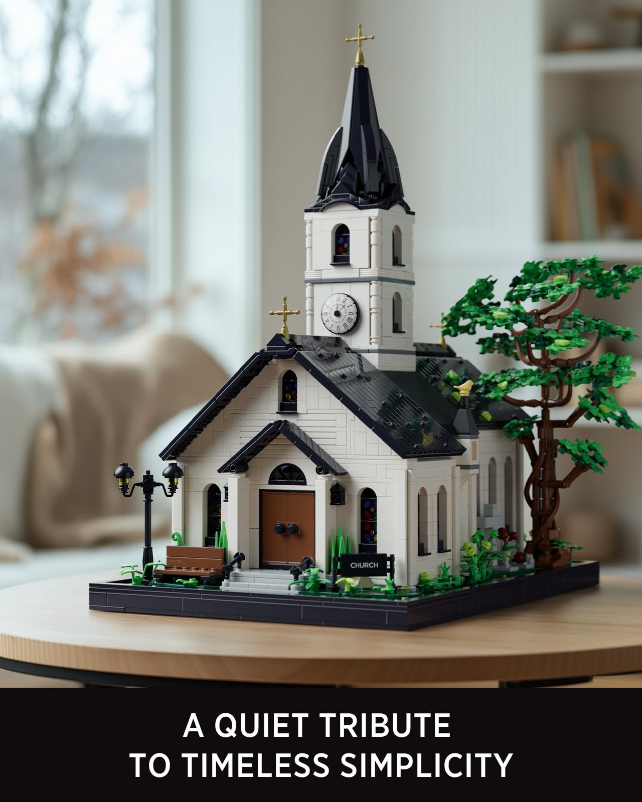 Nifeliz Church Building Set for Adults — Vintage Countryside Model, 3,116 PCS (NF10310)