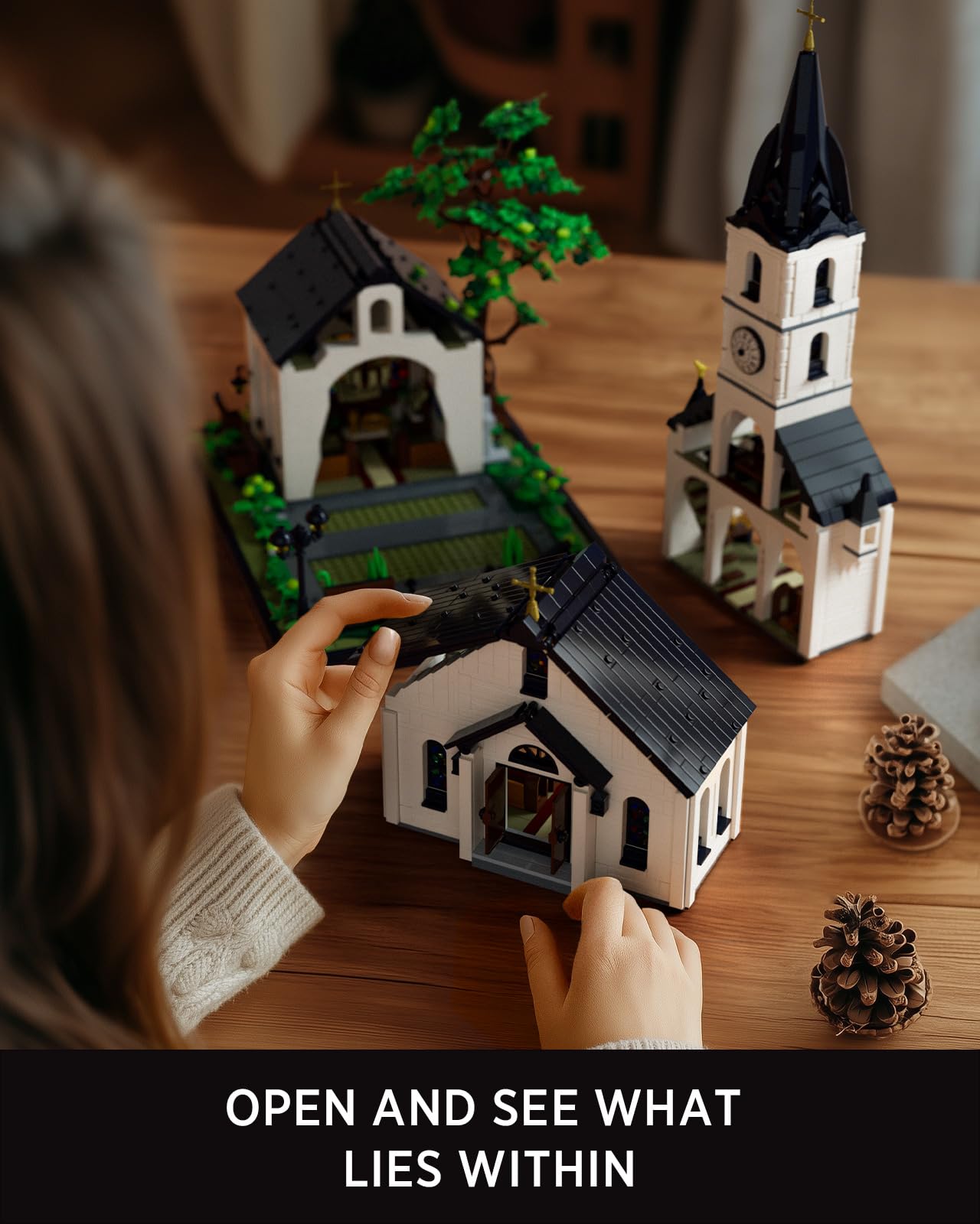 Nifeliz Church Building Set for Adults — Vintage Countryside Model, 3,116 PCS (NF10310)
