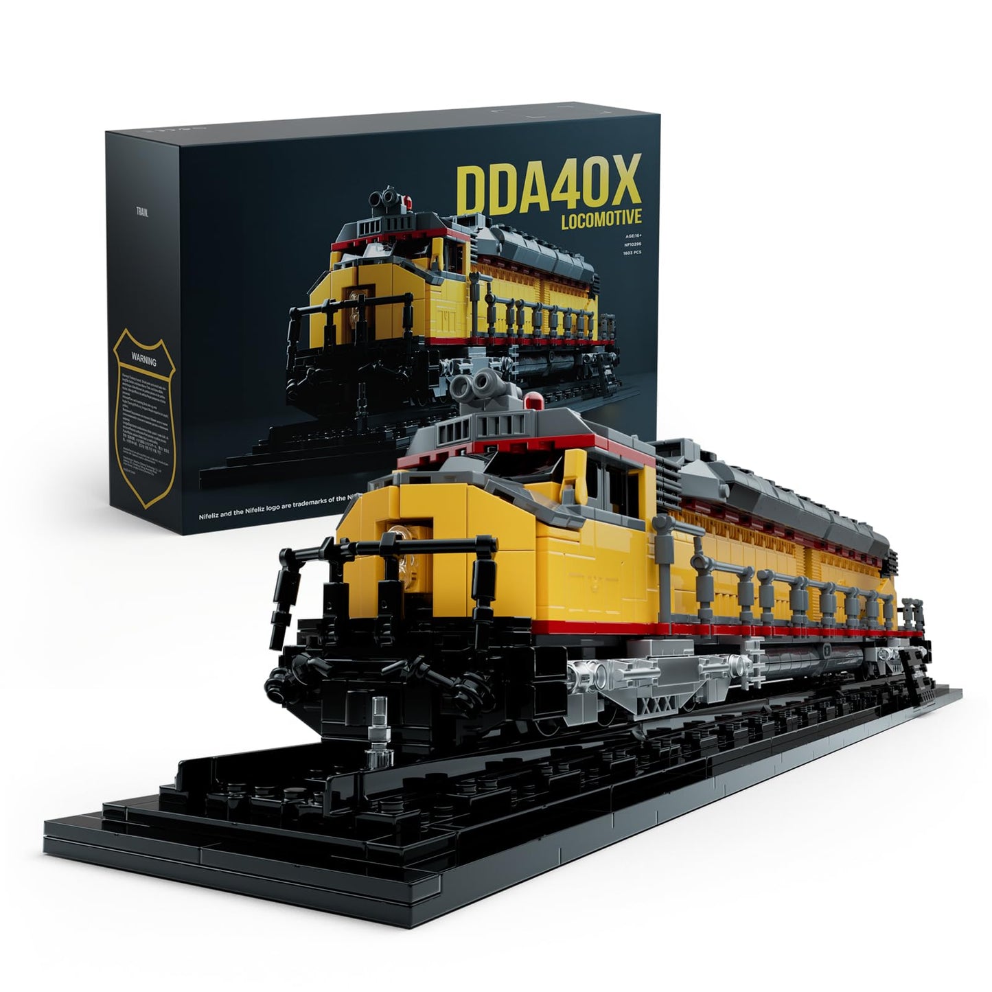 Nifeliz DDA40X Locomotive Building Set – 1603 PCS, NF10296 | Collectible Train Model for Adults