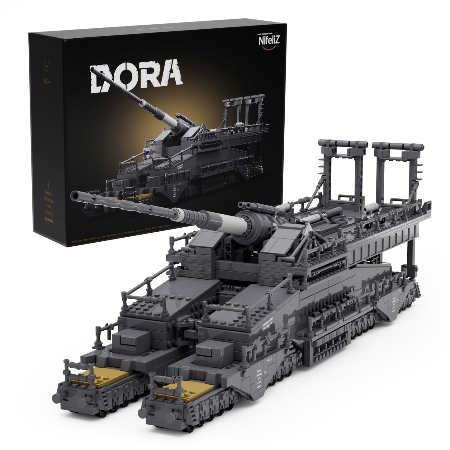 Nifeliz Dora WW2 Building Set – 2,355 Pieces, Collectible Military Model NF10240