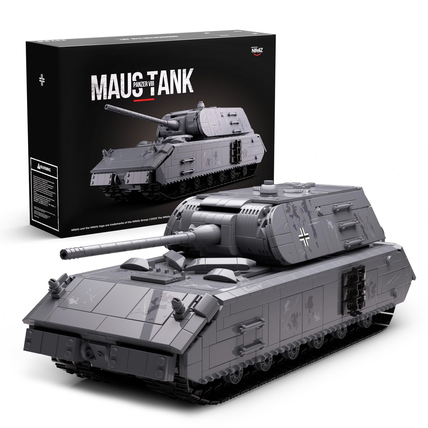 Nifeliz Maus Tank Building Model – WW2 Panzer VIII for Adults | Collectible Army Display (NF10289)