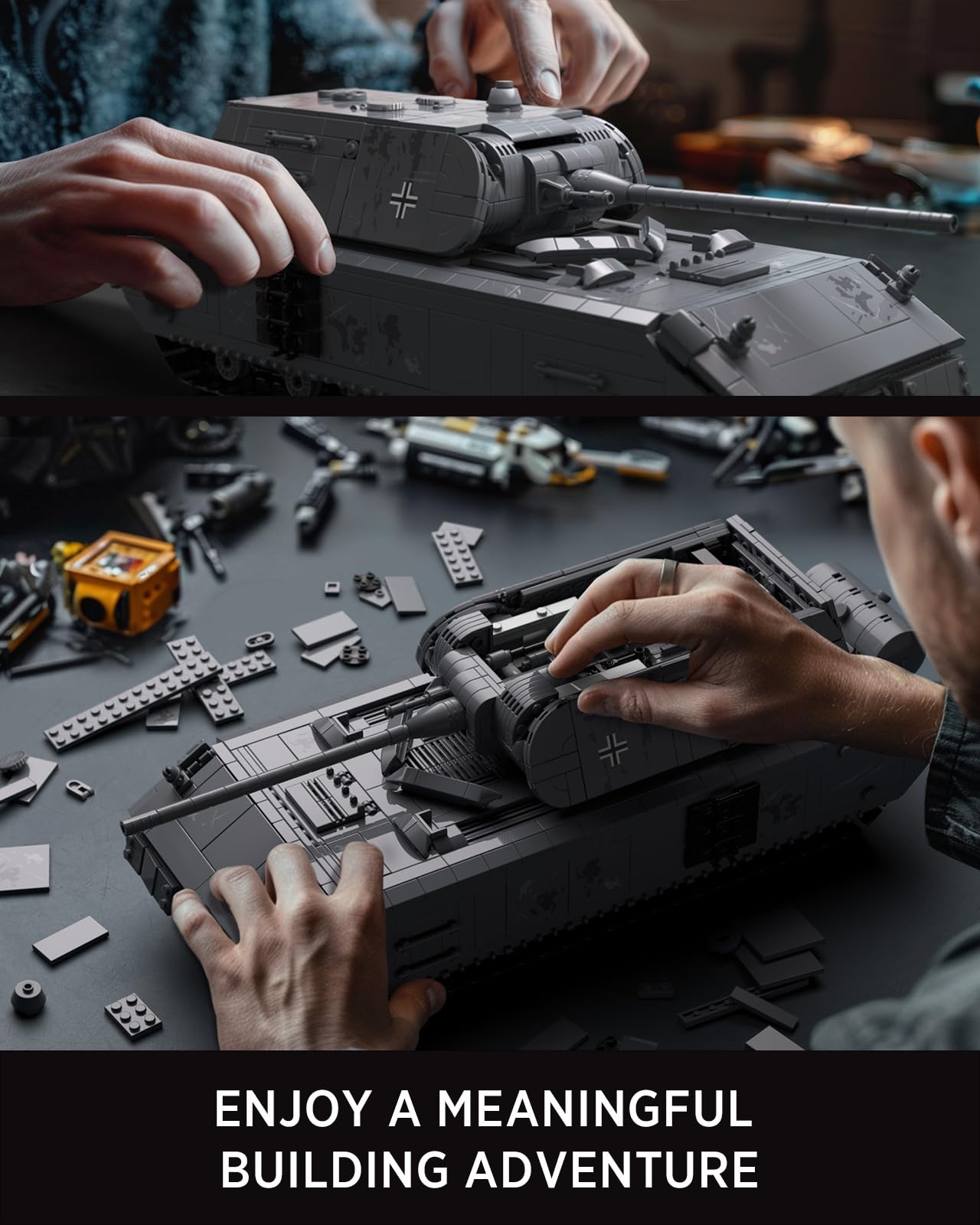 Nifeliz Maus Tank Building Model – WW2 Panzer VIII for Adults | Collectible Army Display (NF10289)