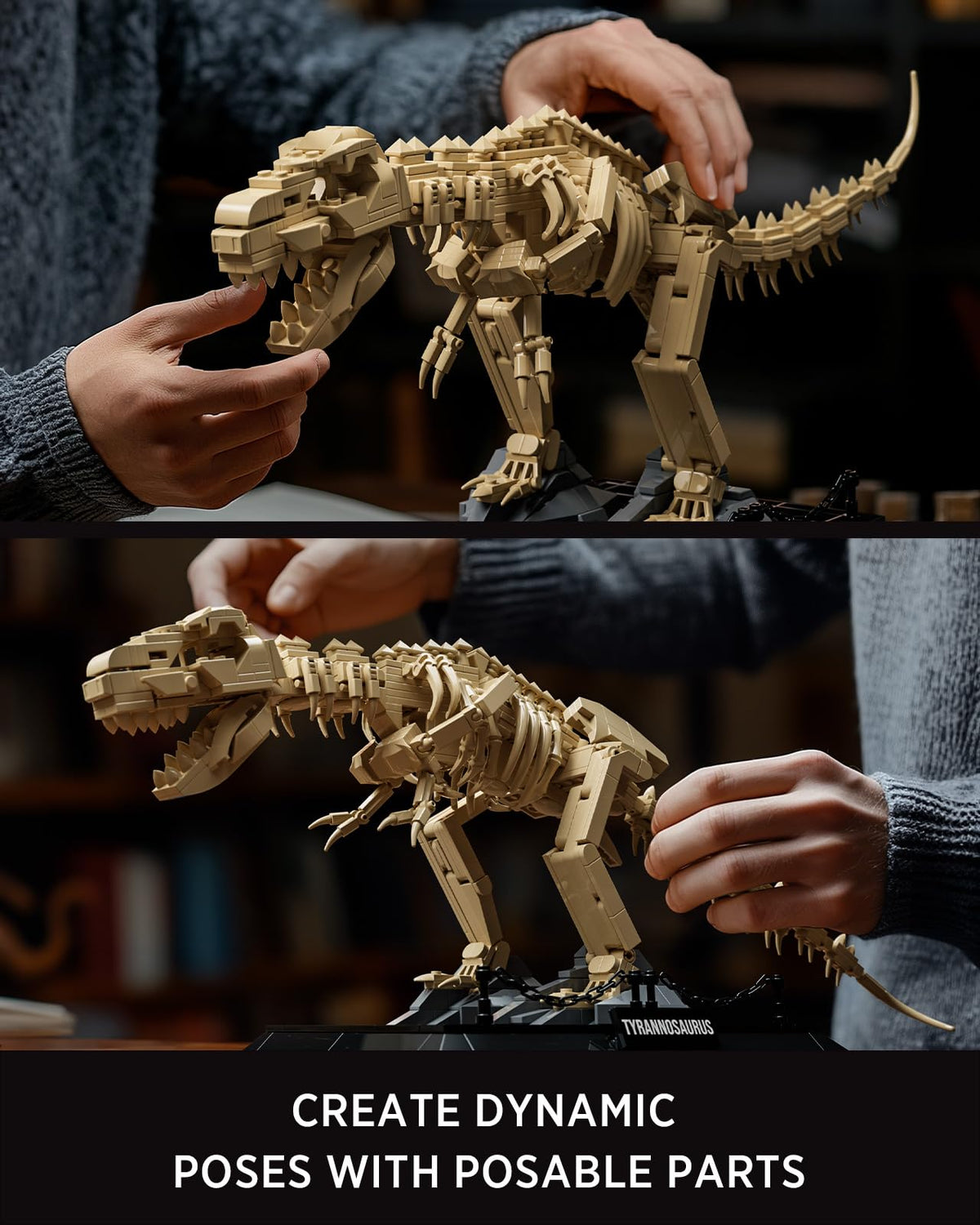 Nifeliz T. Rex Fossils Model — 826-Piece Skeleton (NF10343)
