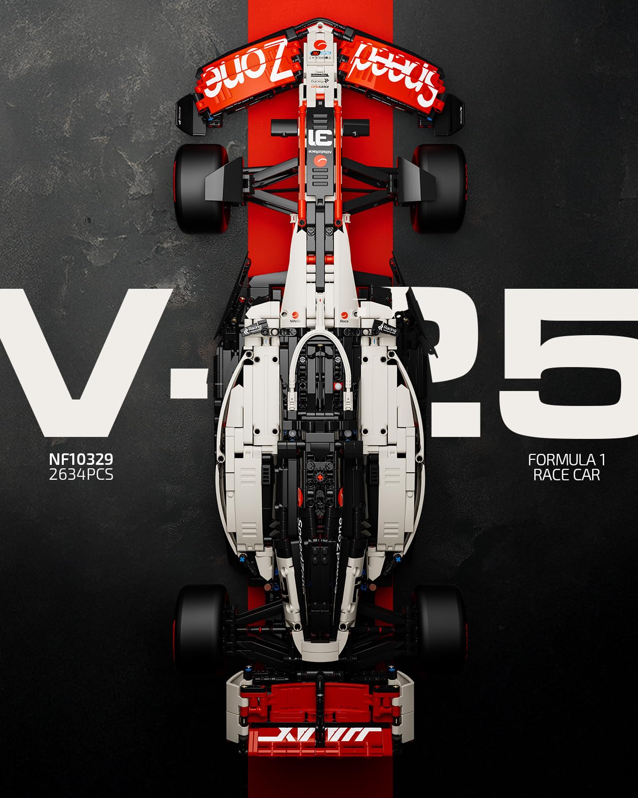 Nifeliz V25 F1 Racing Car Model Set 1:8 Scale | NF10329 – Collectible Display for Racing Fans